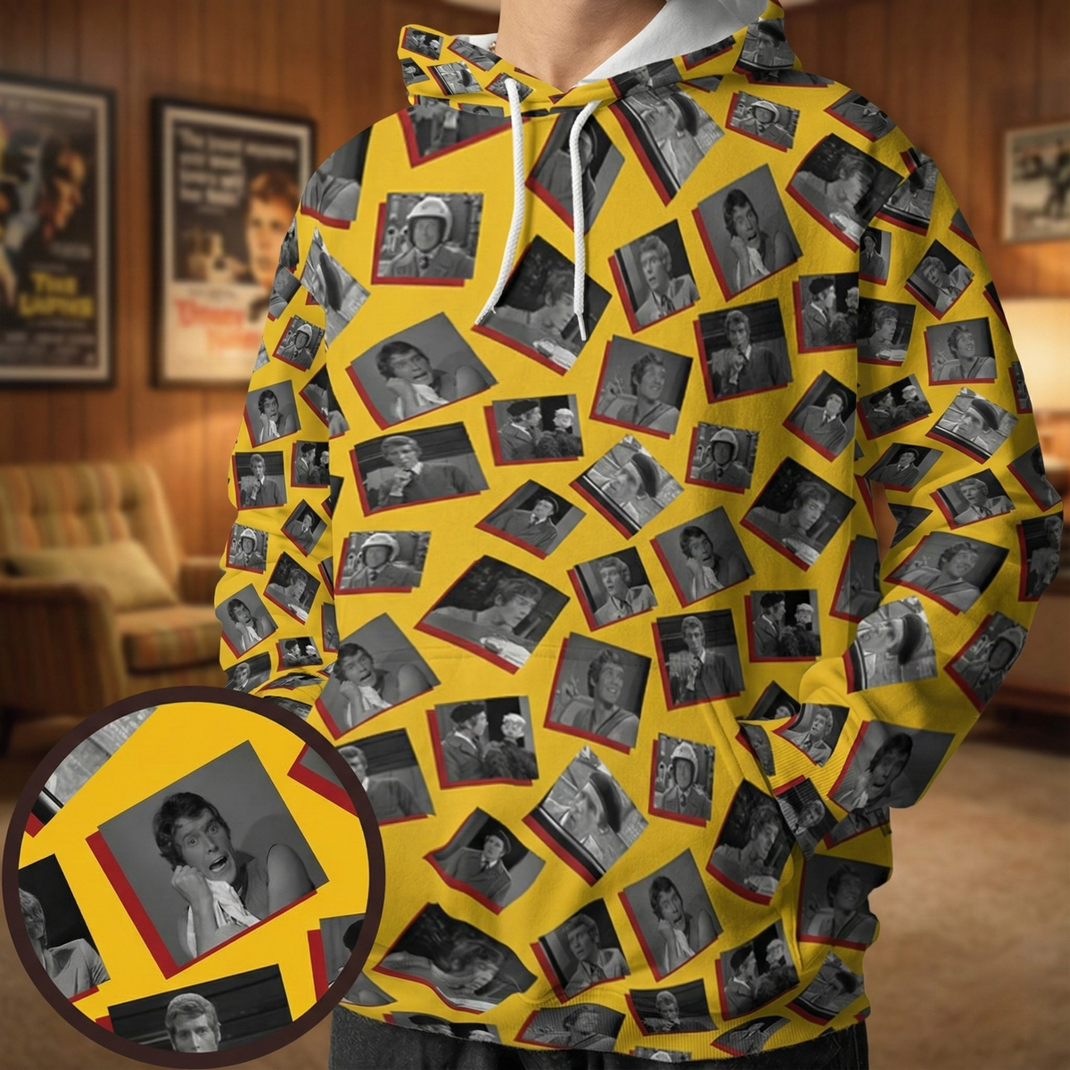 Some Mothers Do 'Ave 'Em All-over Print Hoodie