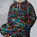 Brak and Zorak Space Ghost Coast to Coast All-over Print Hoodie