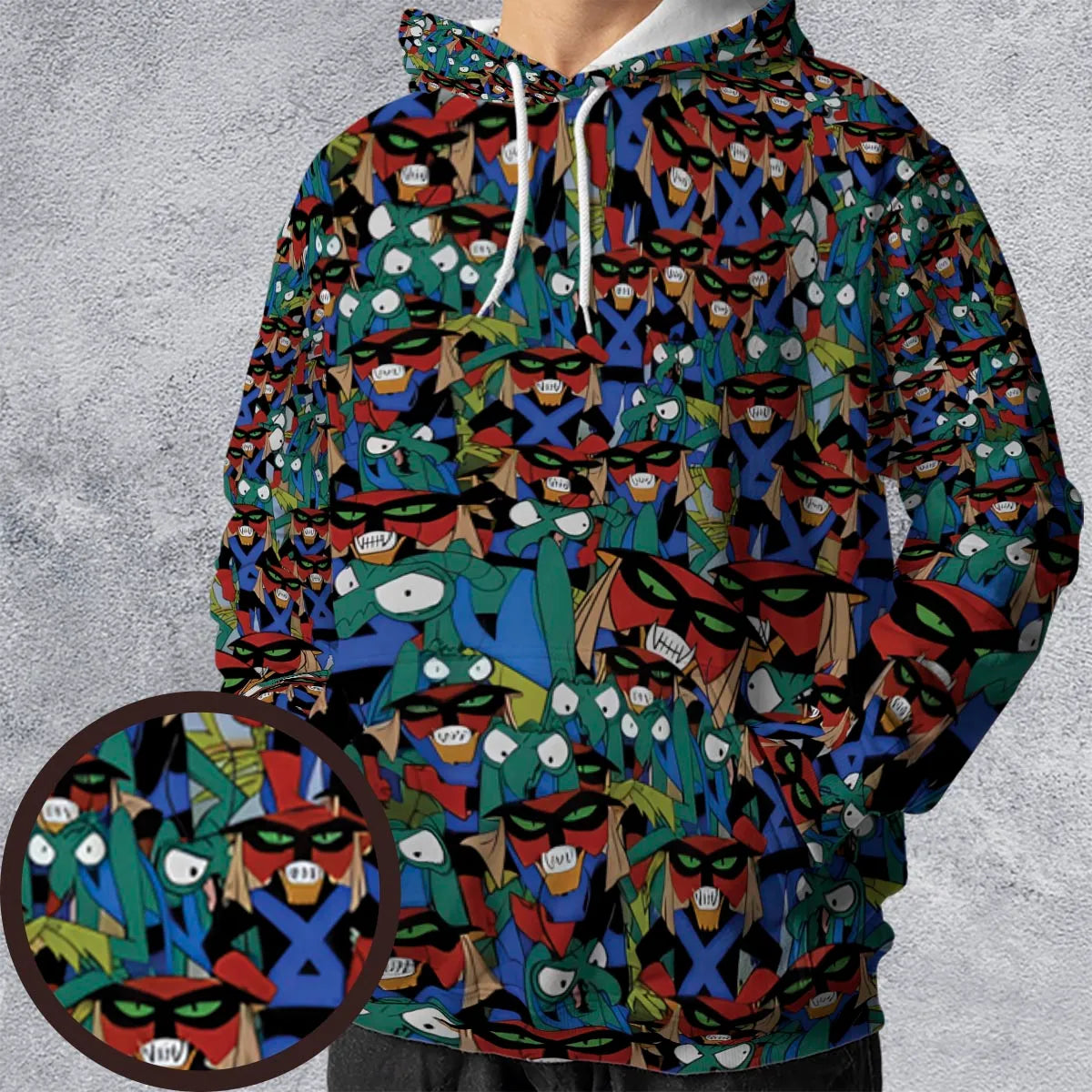 Brak and Zorak Space Ghost Coast to Coast All-over Print Hoodie