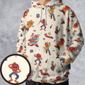 Backstage Inspired The Muppets All-over Print Hoodie
