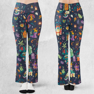Magic Kingdom Theme Flare Leggings