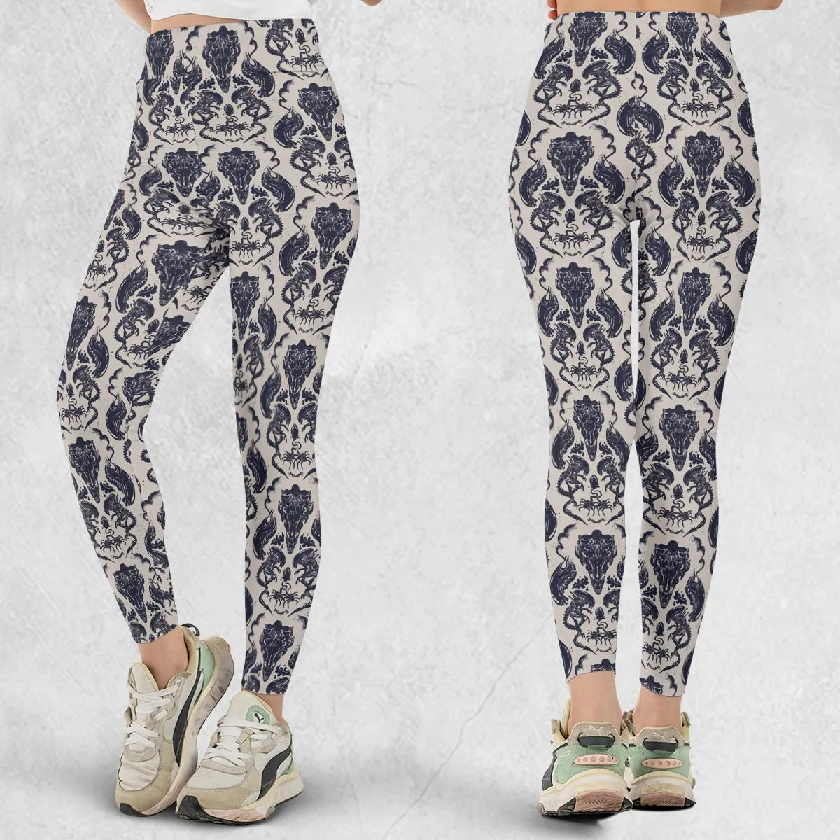 Alien Xenomorph Pattern Legging