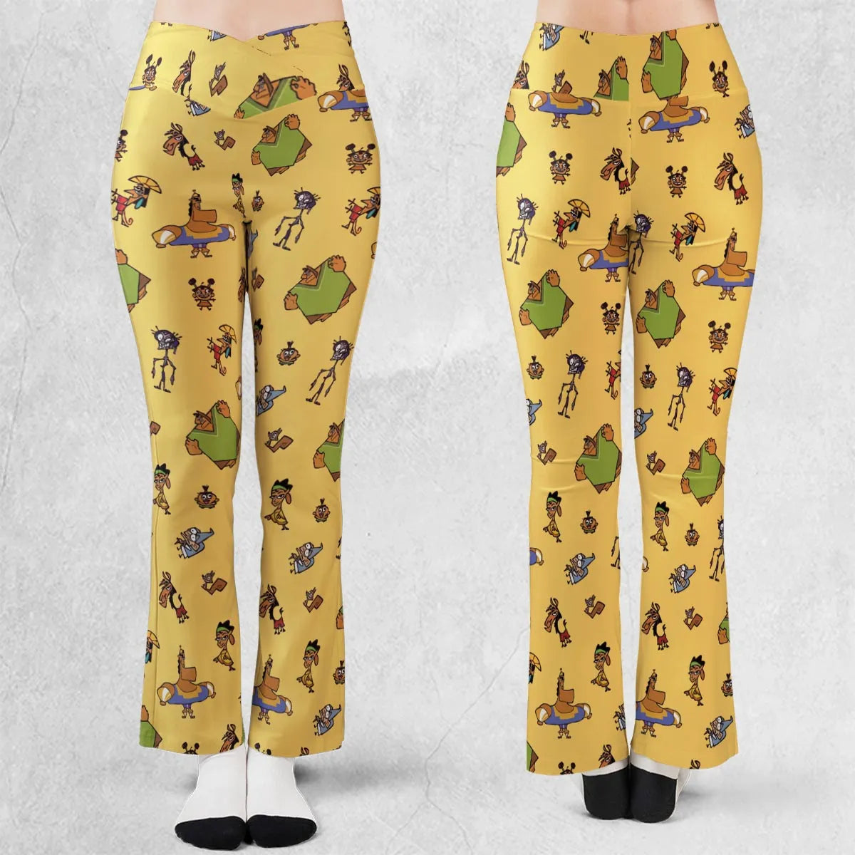 Groovy Threads The Emperor's New Groove Flare Leggings