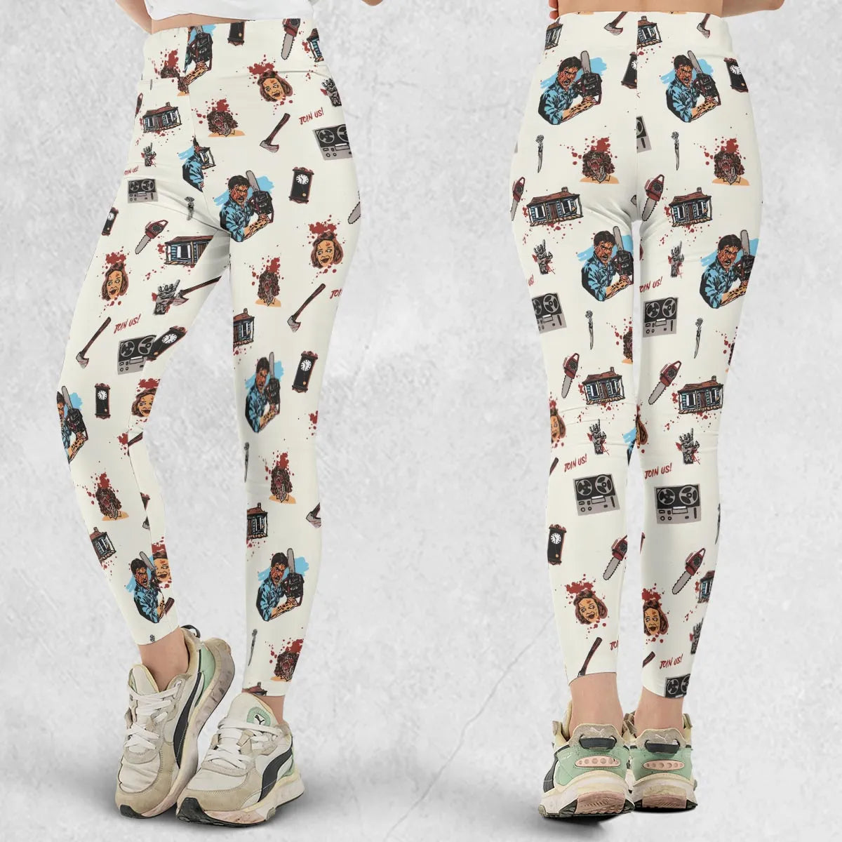 Supernatural Horror Evil Dead Halloween Legging