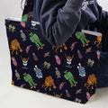 Nostalgic Food Mascots Burger Chef Large Tote Bag