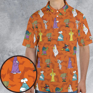 Happy Halloween From Hanna Barbera AOP Men/Women Polo Shirt