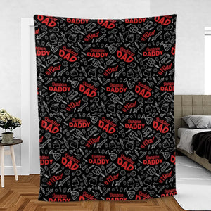Dungeon Daddy DND Fleece Blanket