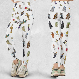Simpsons Star Wars Mashup Legging