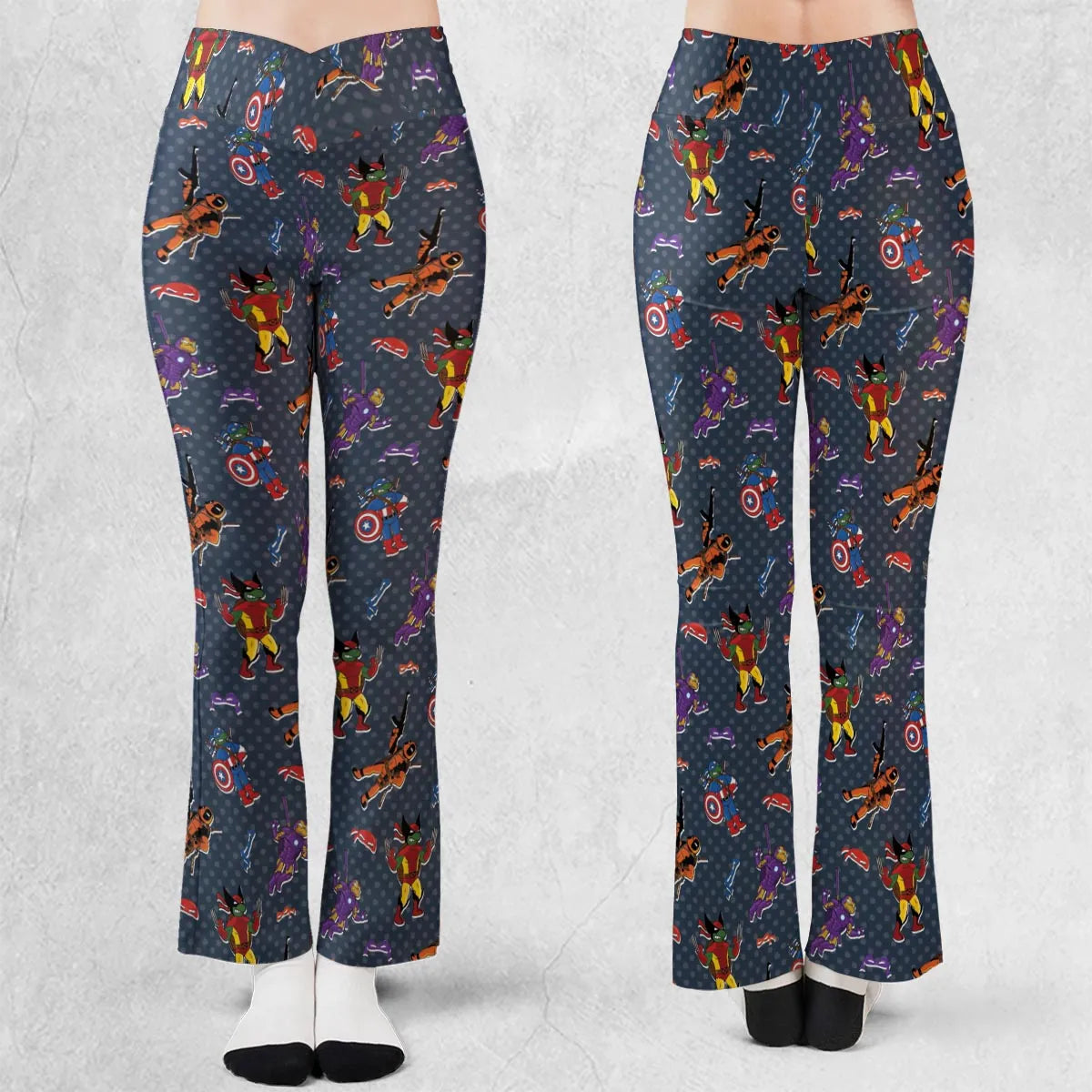 Super Turtles TMNT Flare Leggings