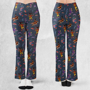 Super Turtles TMNT Flare Leggings