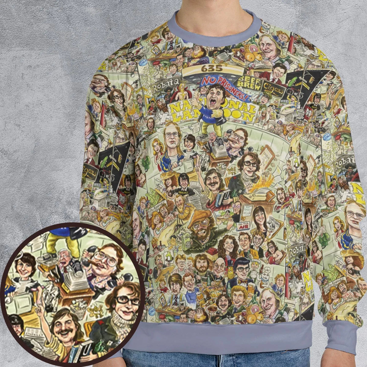 Drunk Stoned Brilliant Dead All-over Print Sweatshirt