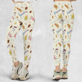 Let's All Go To The Lobby Retro Cartoon Legging