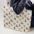 Rock'n The Flintstones Large Tote Bag