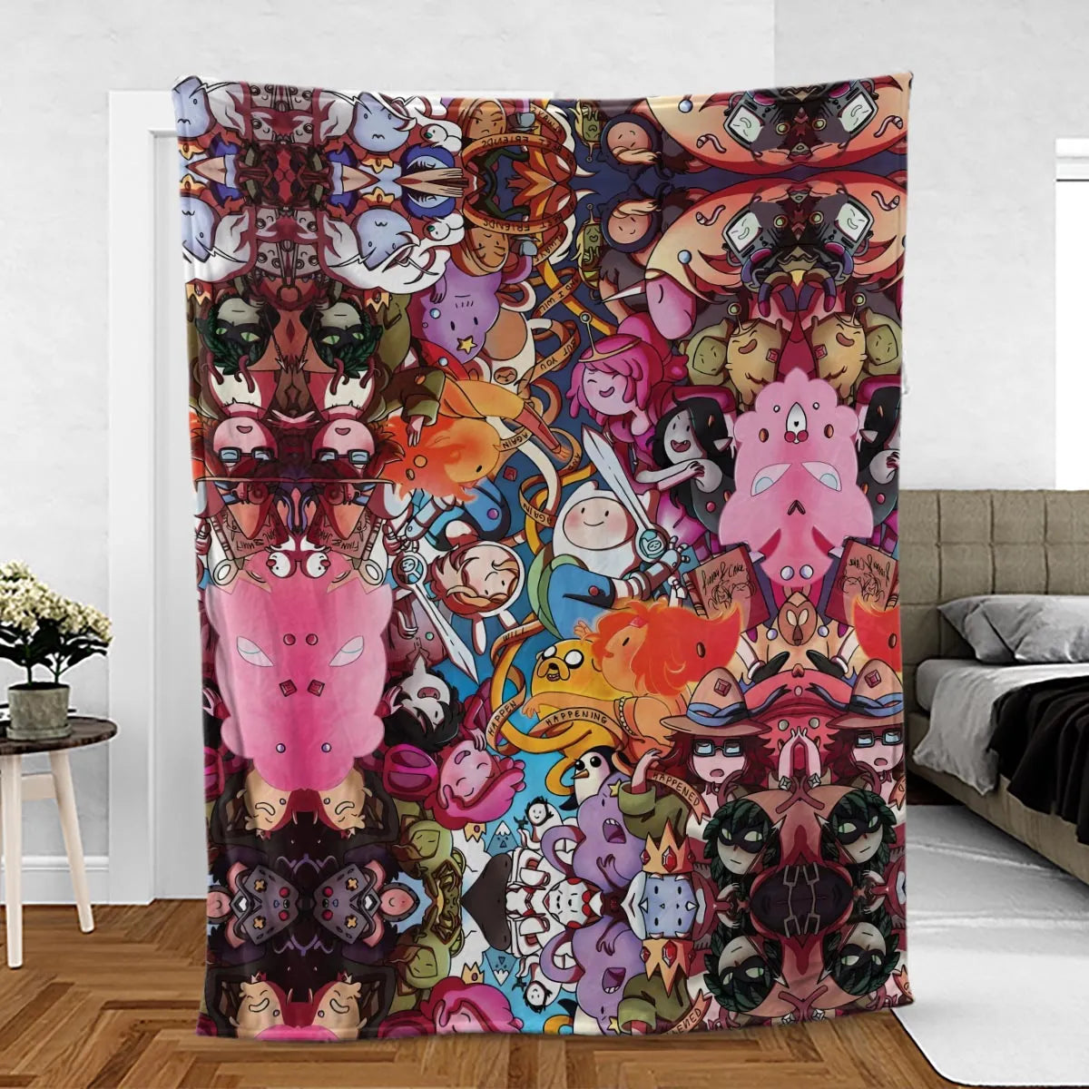 Land of Ooo Adventure Time Fleece Blanket