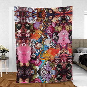 Land of Ooo Adventure Time Fleece Blanket