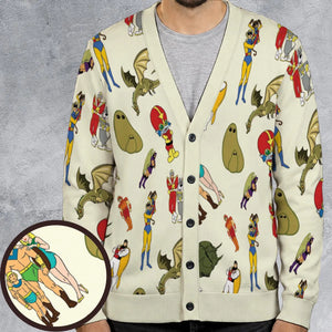 Herculoids and The Rest Of Hanna Barbera Space Stars Cardigan