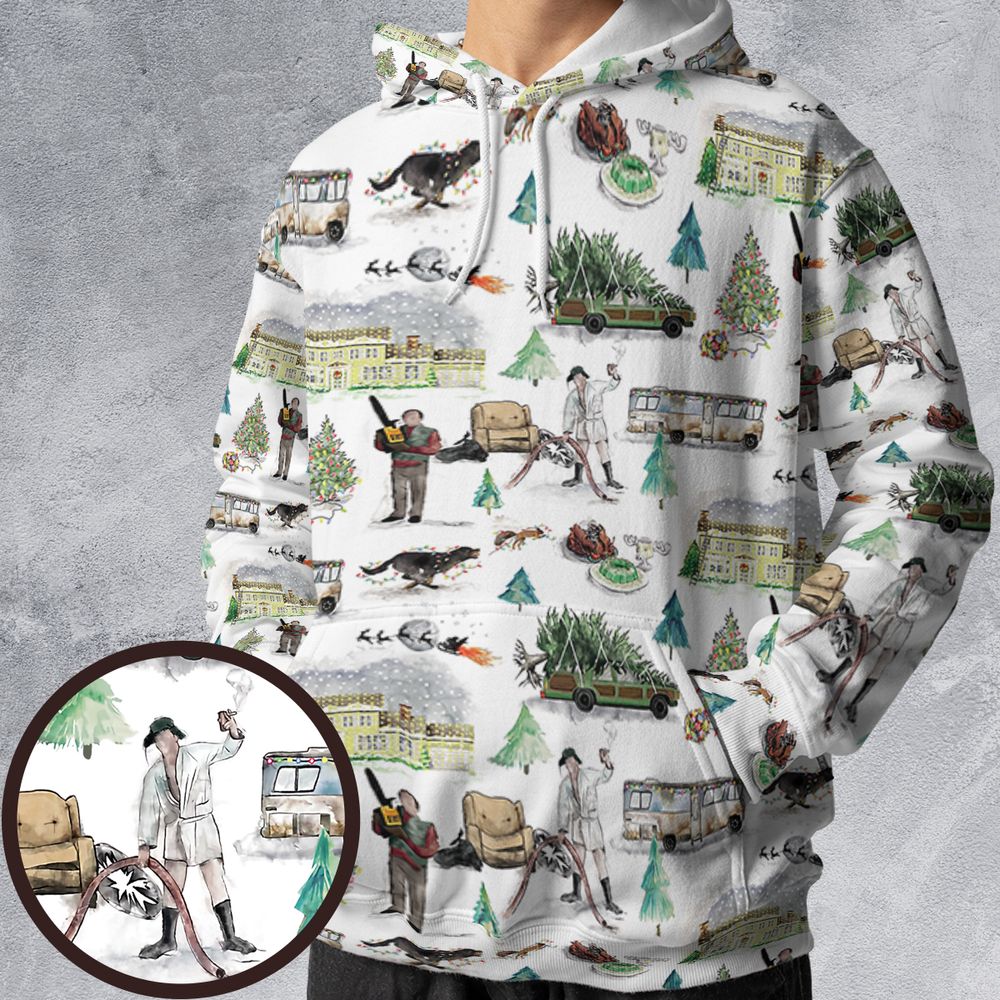 All-over Print Hoodie - EZUAMW9S -  - 1