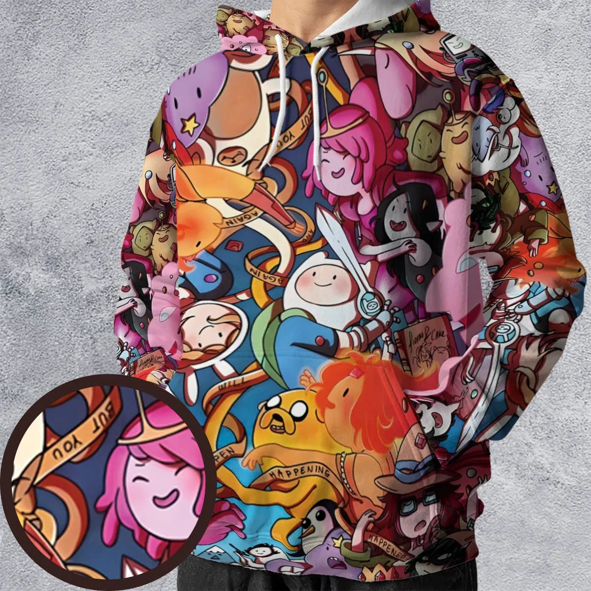 Land of Ooo Adventure Time All-over Print Hoodie