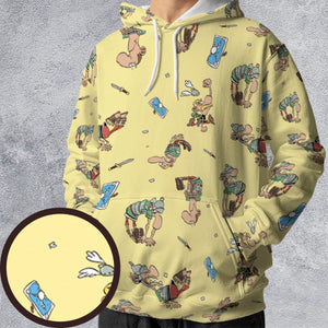 Gaulish Goodness Asterix All-over Print Hoodie