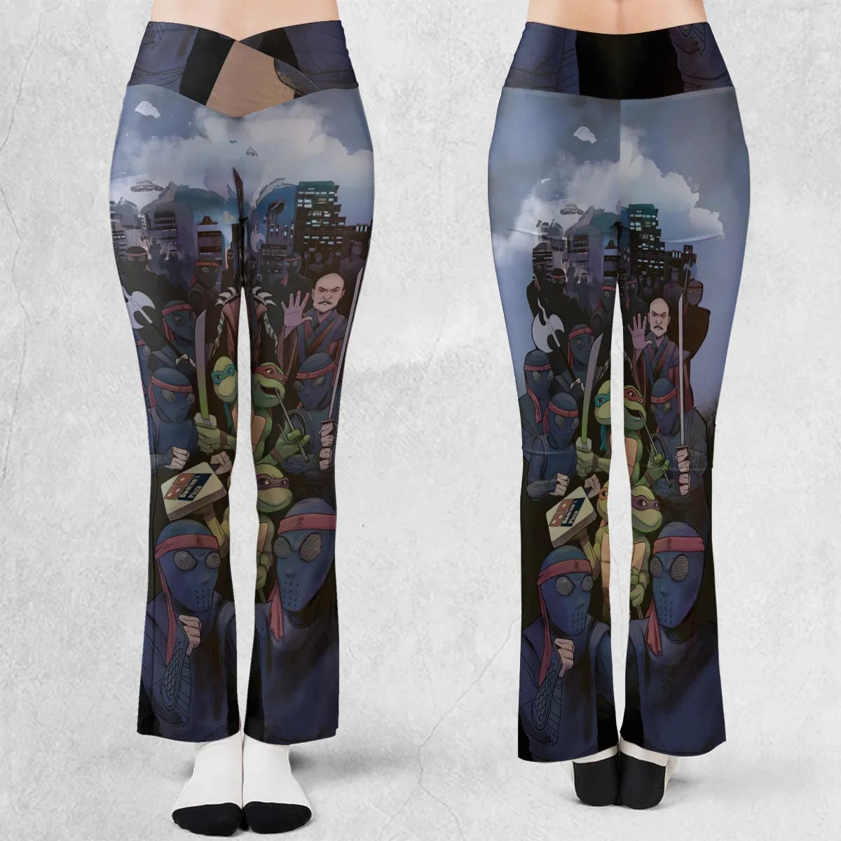 Turtles vs Ninja Teenage Mutant Ninja Turtles Flare Leggings