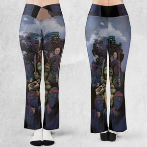 Turtles vs Ninja Teenage Mutant Ninja Turtles Flare Leggings
