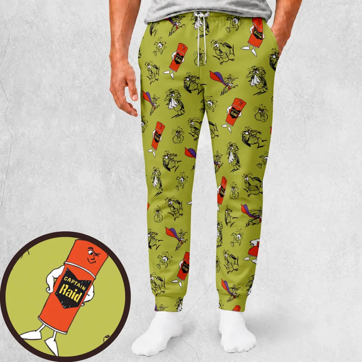 The Raid Bug Spray Characters Sweatpants