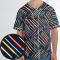Lightsabers Star Wars Pattern Unisex Baseball Jersey