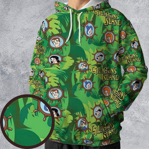 Gilligan's Island Characters All-over Print Hoodie