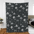 Dark Side Holiday Star Wars Fleece Blanket