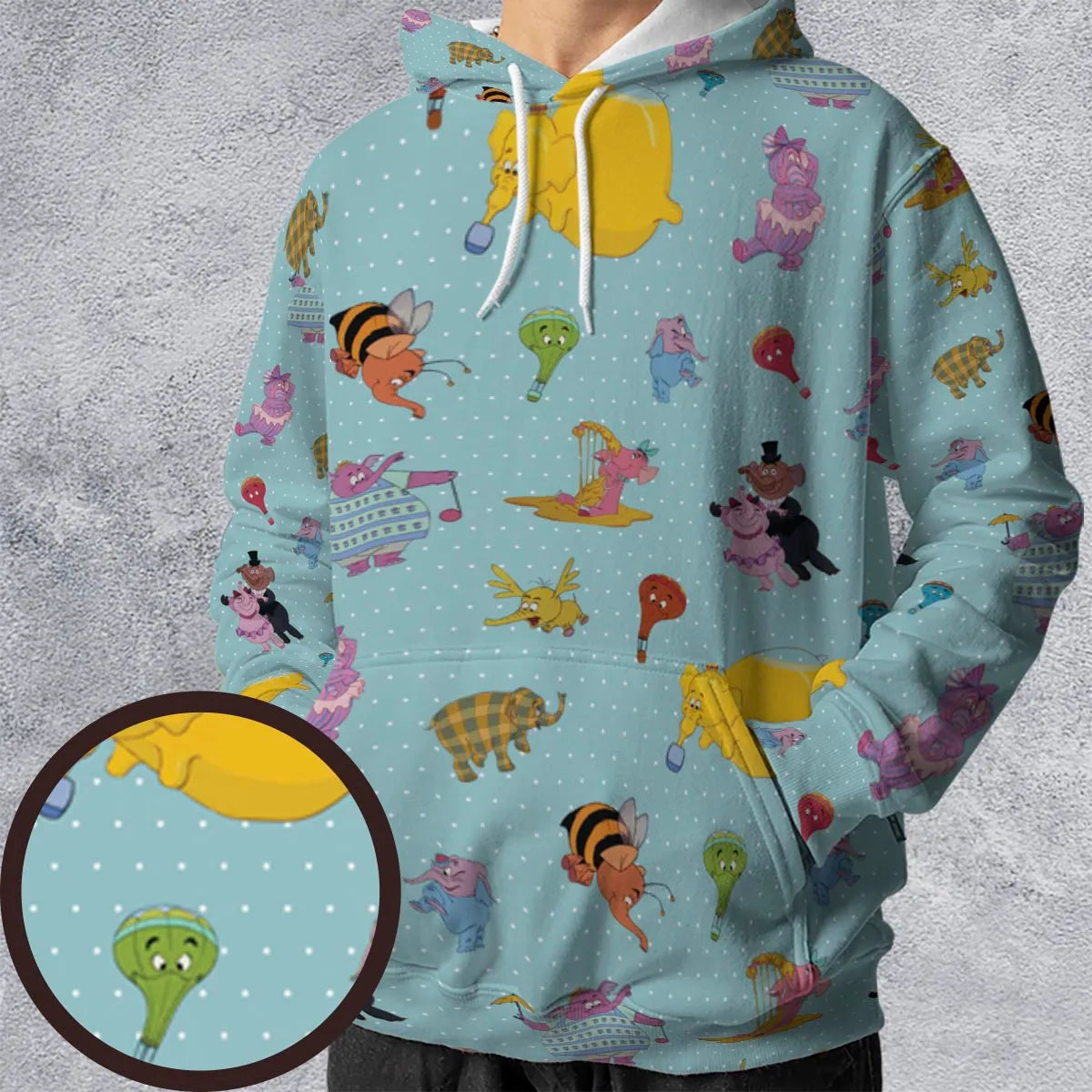 Heffalumps and Woozles Winnie the Pooh All-over Print Hoodie