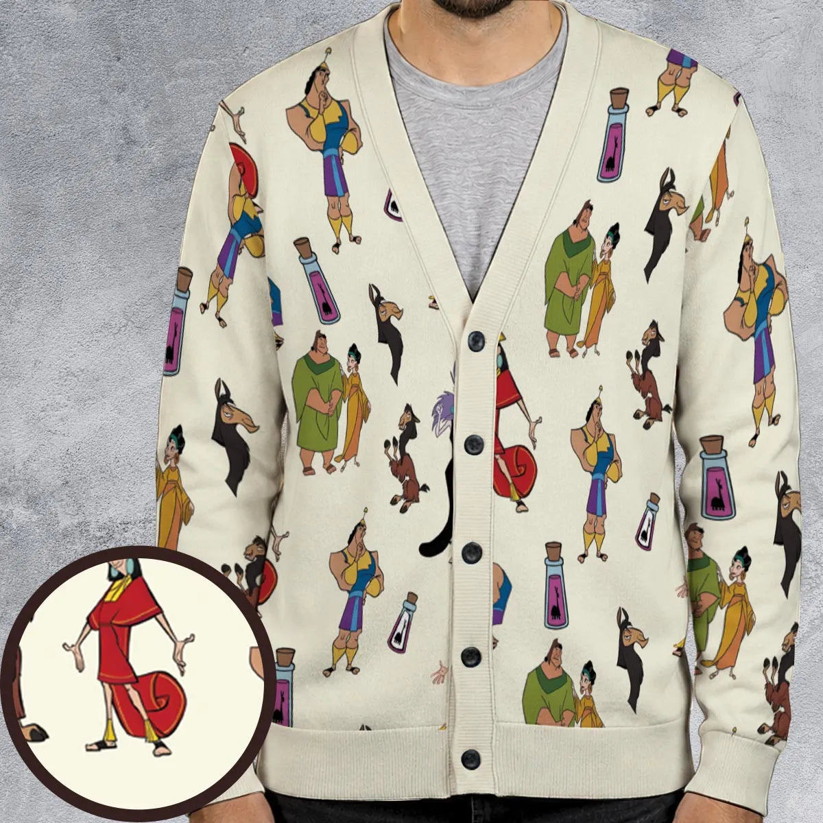 Kuzco and Friends The Emperor's New Groove Cardigan