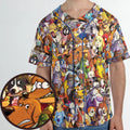 Dogs From Famous Cartoons Unisex Baseball Jersey