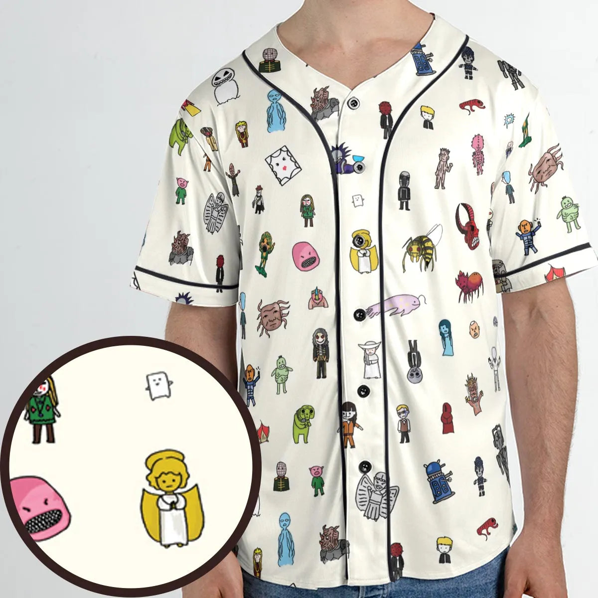 Doctor Who Universe Unisex Baseball Jersey