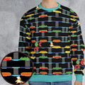 BurgerTime Arcade Game All-over Print Sweatshirt