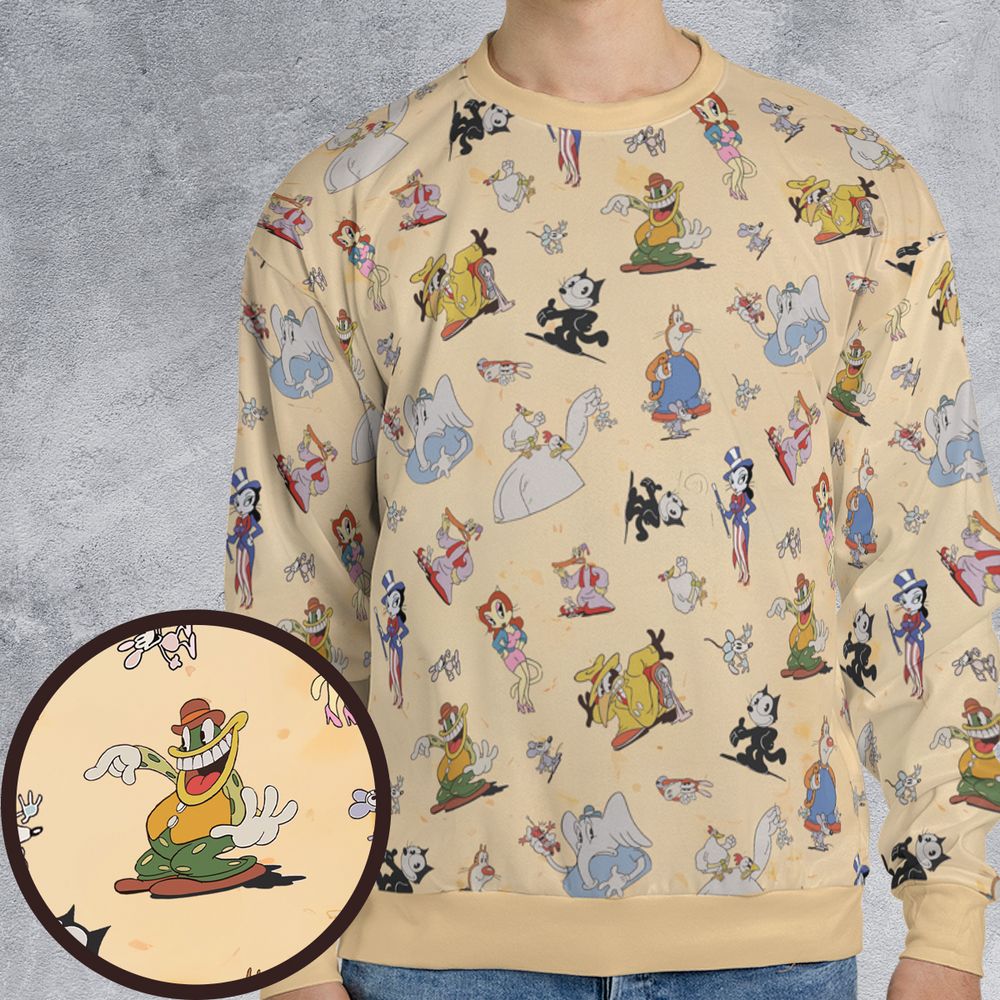 All-over Print Sweatshirt - UGB4T5NC -  - 1