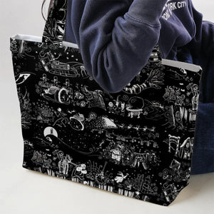 Nightmare Journey Large Tote Bag