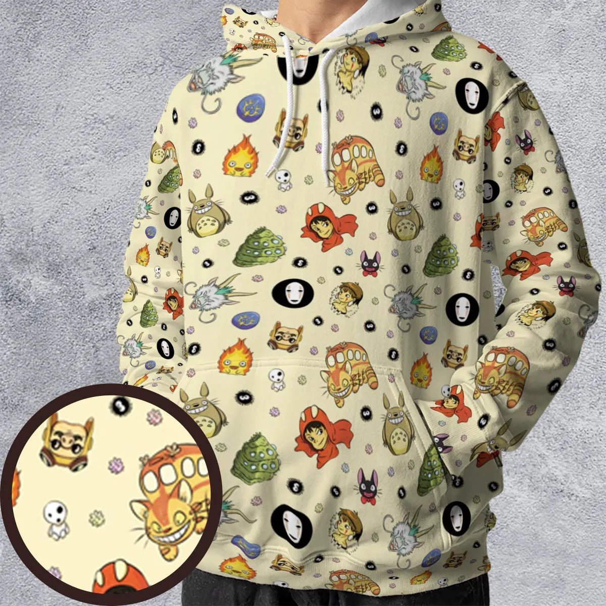 Ghiblipalooza Ghibli Themed All-over Print Hoodie