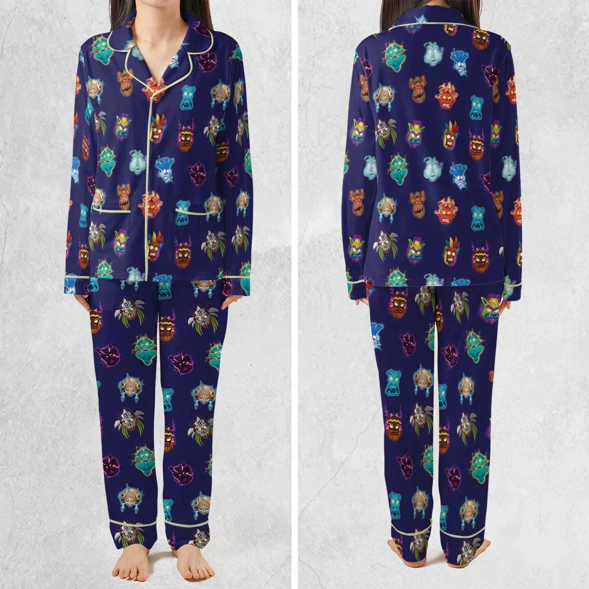 Crash Style Crash Bandicoot Pajamas Set