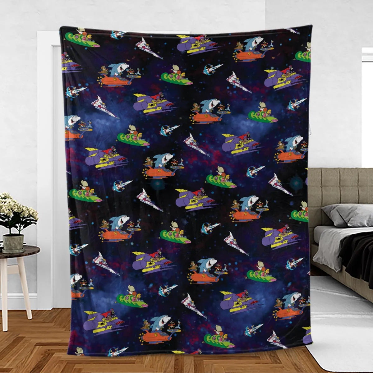 Yogi’s Space Race Fleece Blanket