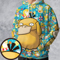 Psyduck Power Pokemon All-over Print Hoodie