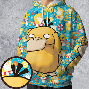 Psyduck Power Pokemon All-over Print Hoodie