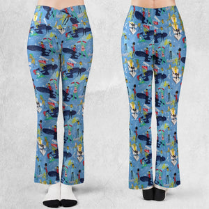Cruisin' The Galaxy Star Trek Flare Leggings