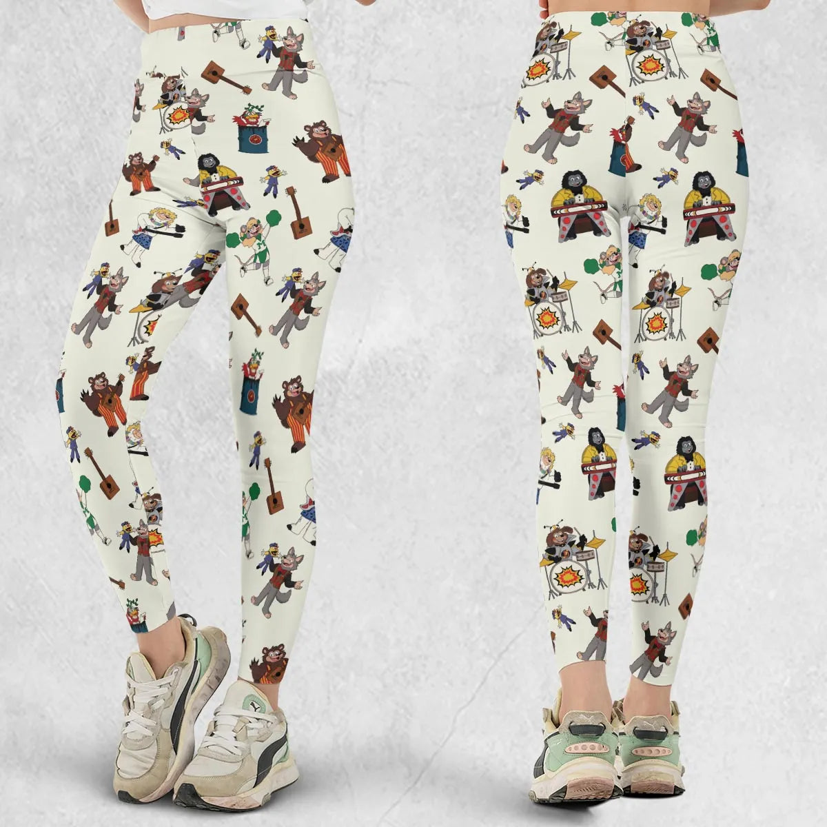 The Rock-afire Explosion Pattern Legging