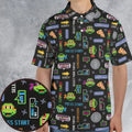 The TMNT Pixel Characters AOP Men/Women Polo Shirt