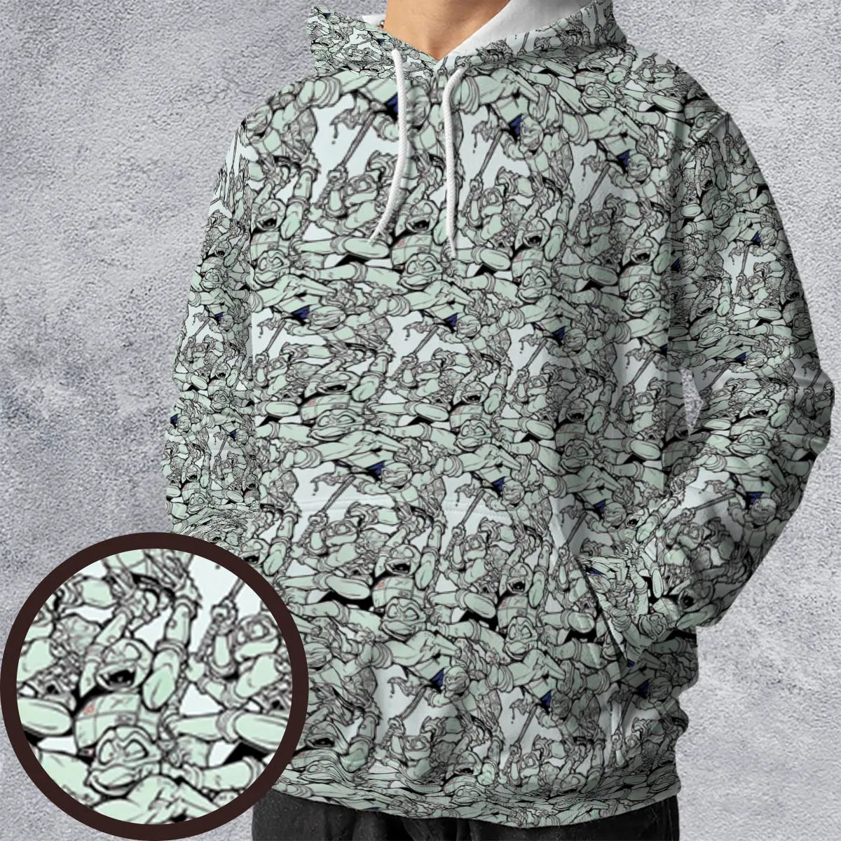 Rise of the TMNT All-over Print Hoodie