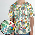 Super Mario Boo-Bies Pattern Unisex Baseball Jersey