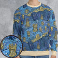 Starry Night Tardis Doctor Who All-over Print Sweatshirt