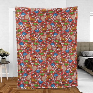 Potato Head Fleece Blanket