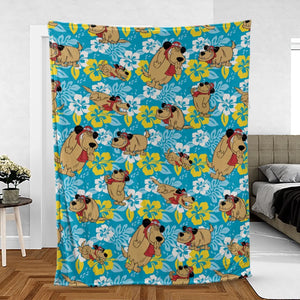 Bad Dog Muttley Wacky Races Fleece Blanket