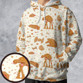 Gingerbread Christmas Star Wars All-over Print Hoodie